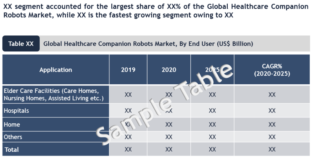 Healthcare Companion Robots Market