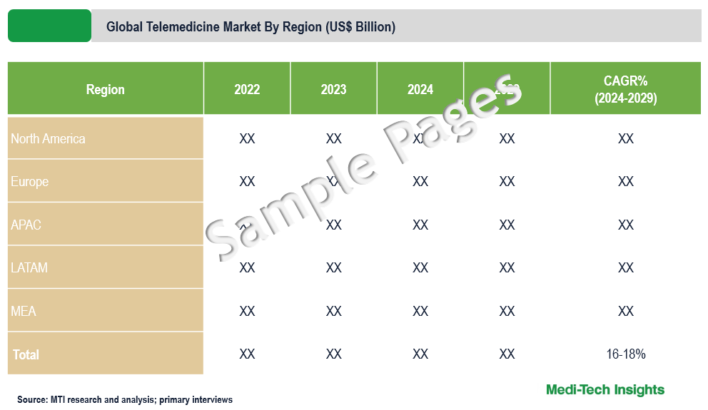 Telemedicine Market - Sample Deliverables