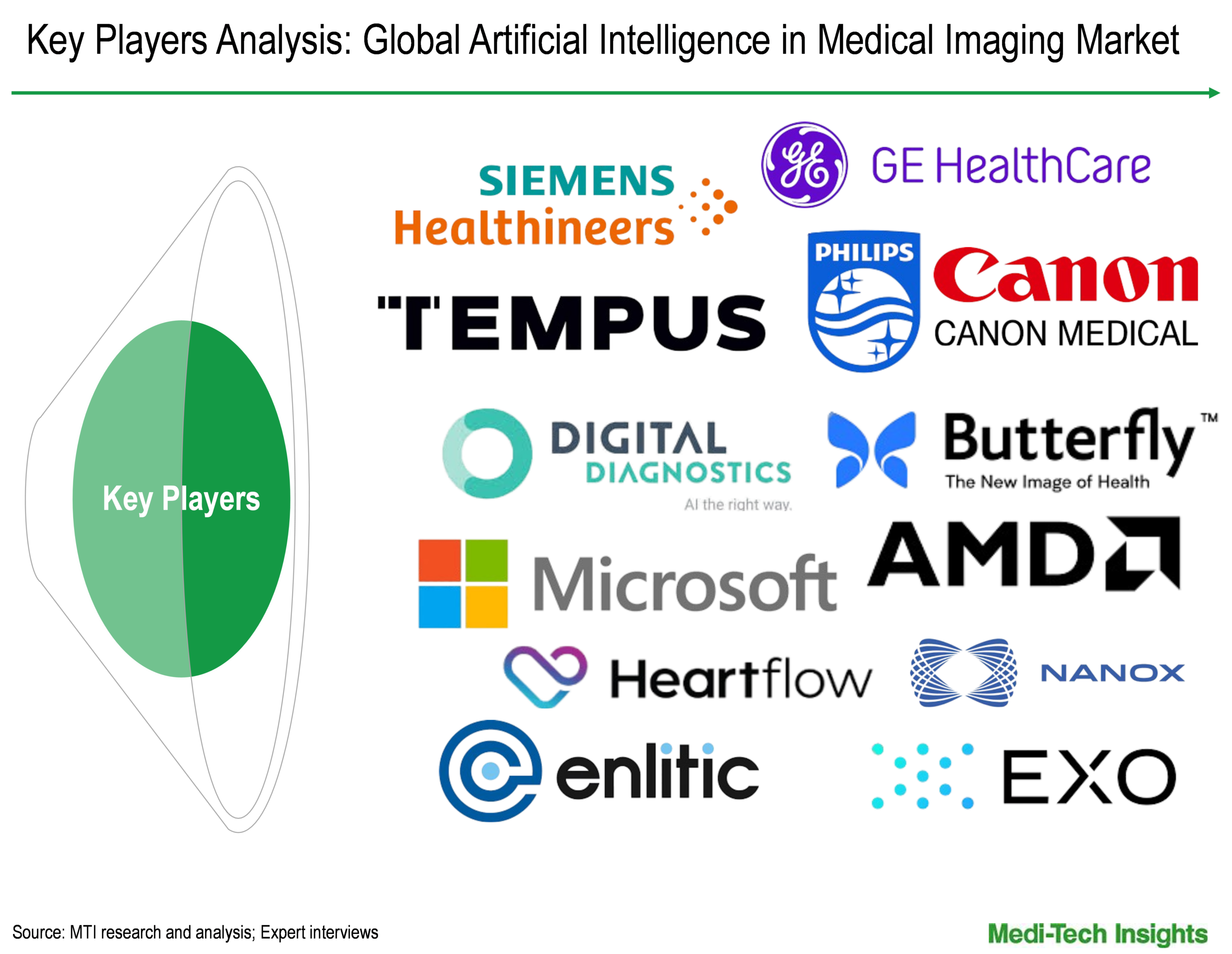 Artificial Intelligence in Medical Imaging Market - Key Players